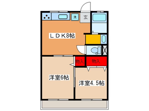 双葉マンションの物件間取画像